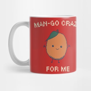 Man-Go Crazy for Me, 8-Bit Pixel Art Mango Mug